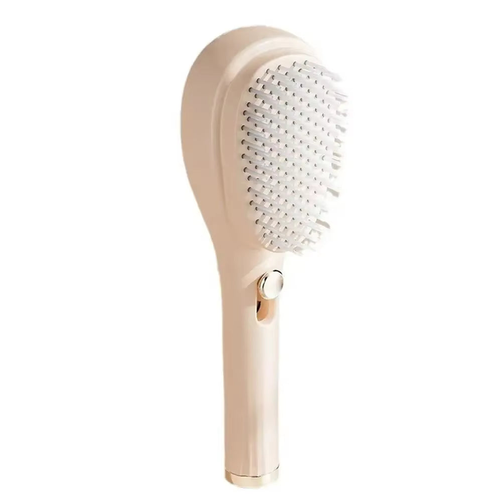 Portable Self-Cleaning Hair Brush Anti-Static Scalp Massage Comb Magic Retractable Hair Comb Detangling Brush Salon Styling Tool