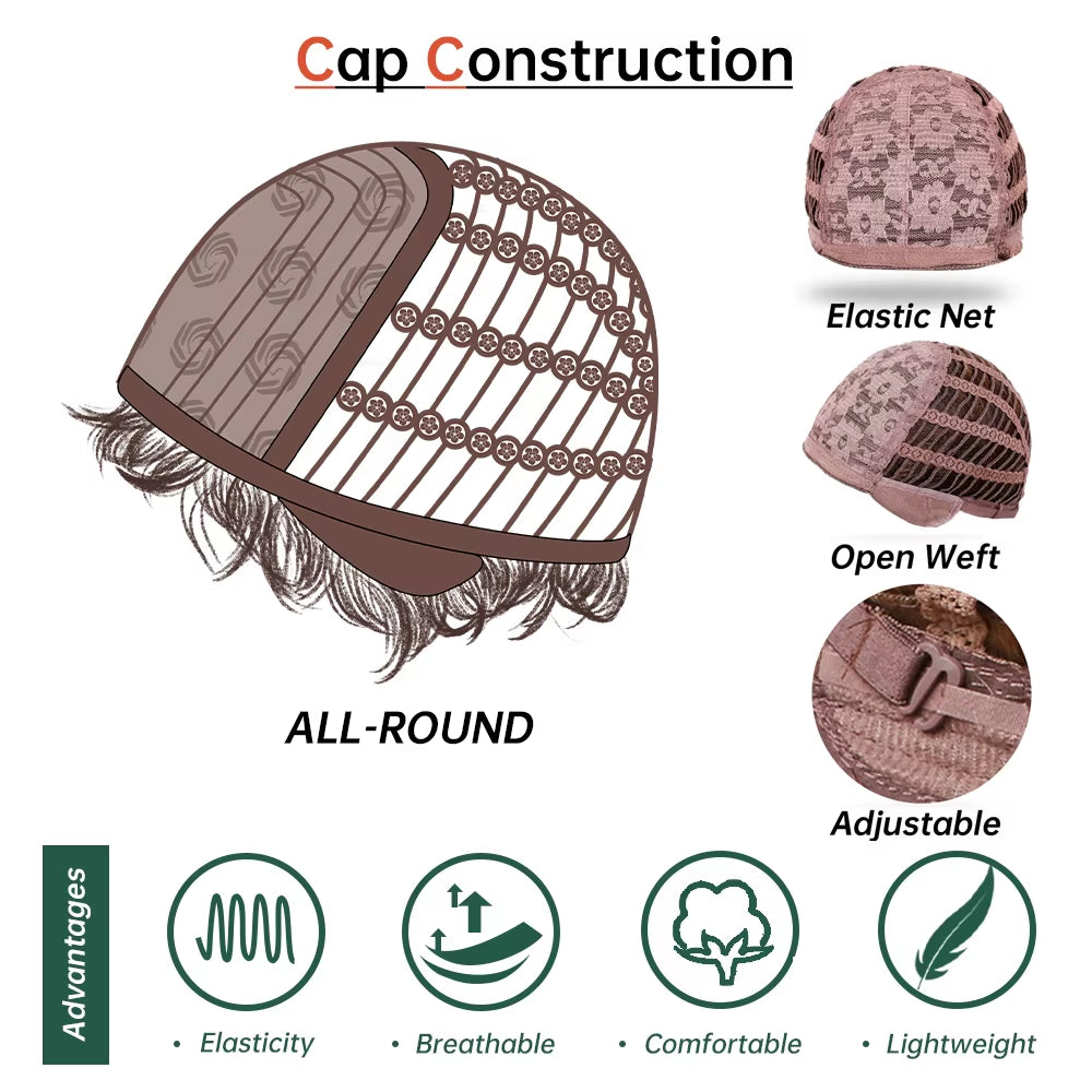 Short Orange Straight Synthetic Wigs for Women Medium Orange Cosplay Party Wig with Bangs Heat Resistant Lolita Natural Hair Use